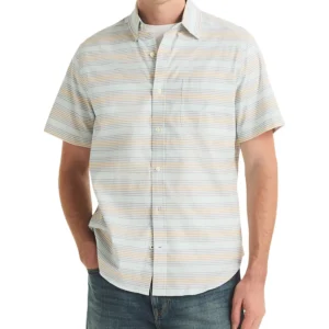 Men's Oxford Stripe Regular-Fit Shirt