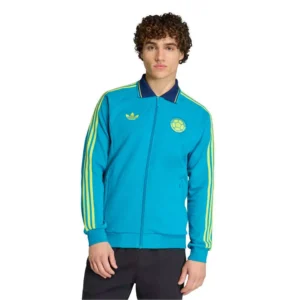 Men's Turquoise Colombia National Team 2026 World Cup Anthem Full-Zip Jacket