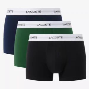 Men's 3-Pack Cotton Stretch White Waistband Trunks