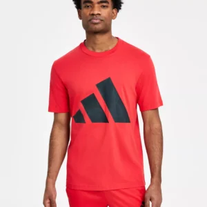 Men's 3-Bar Logo Graphic Cotton T-Shirt