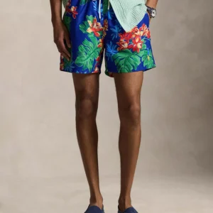 Men's Tropical Floral Swim Trunks