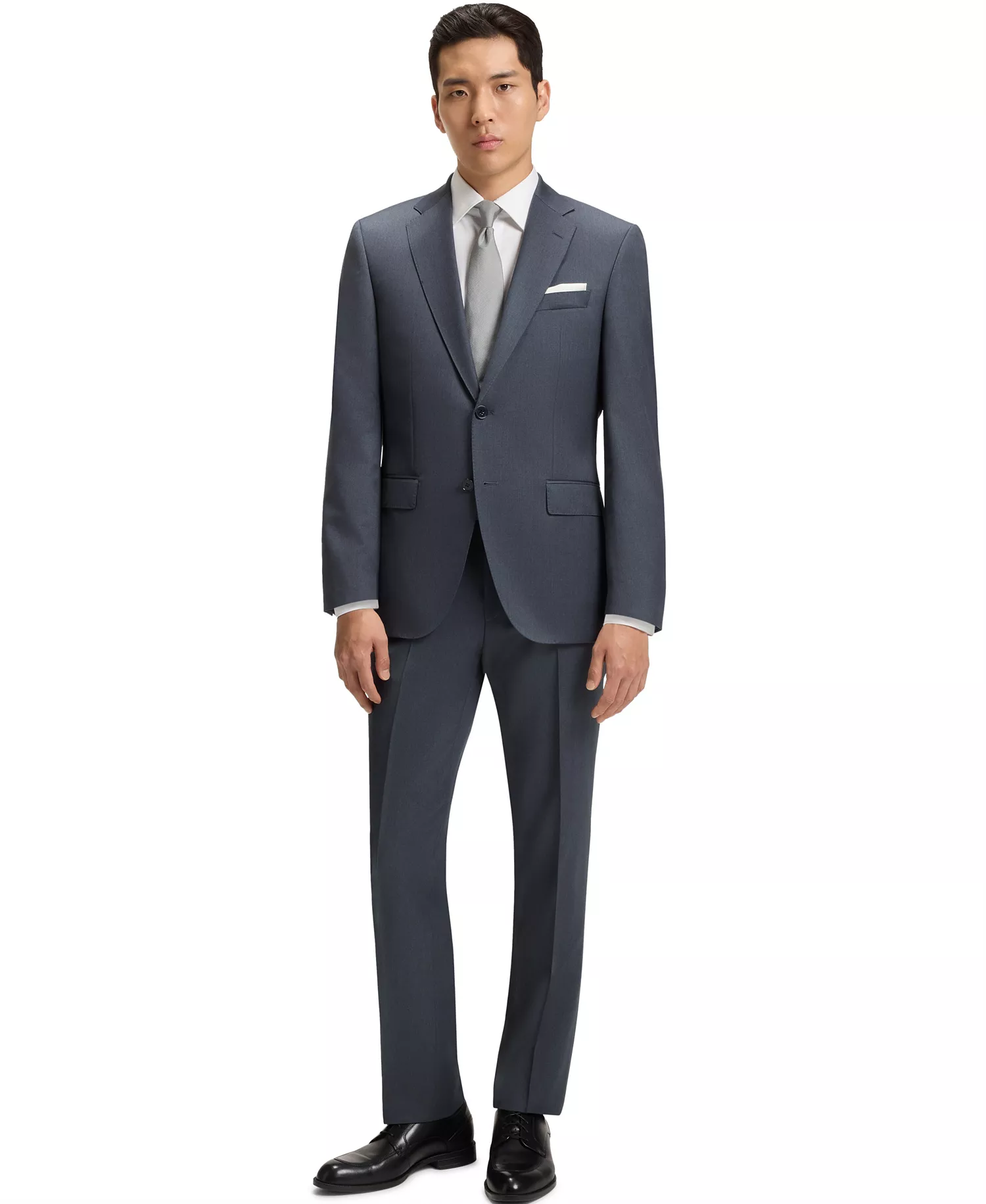 mni-257a9e5608b15edc073345fee355a34a BOSS by Men's Virgin-Wool Serge Suit Jacket — изображение 4