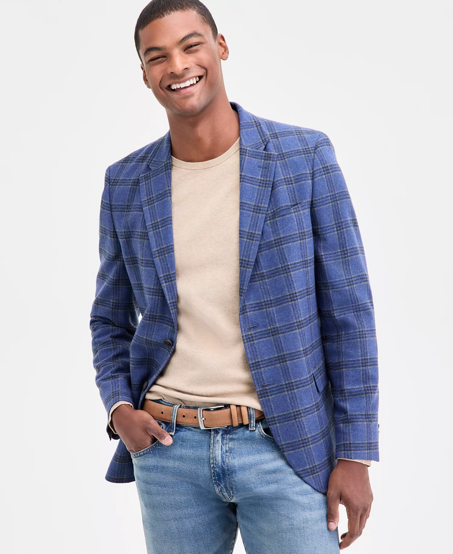 mni-25ece0cb52466dce96479f416cd15361 Men's Modern-Fit Tweed Patterned Sport Coat — изображение 6