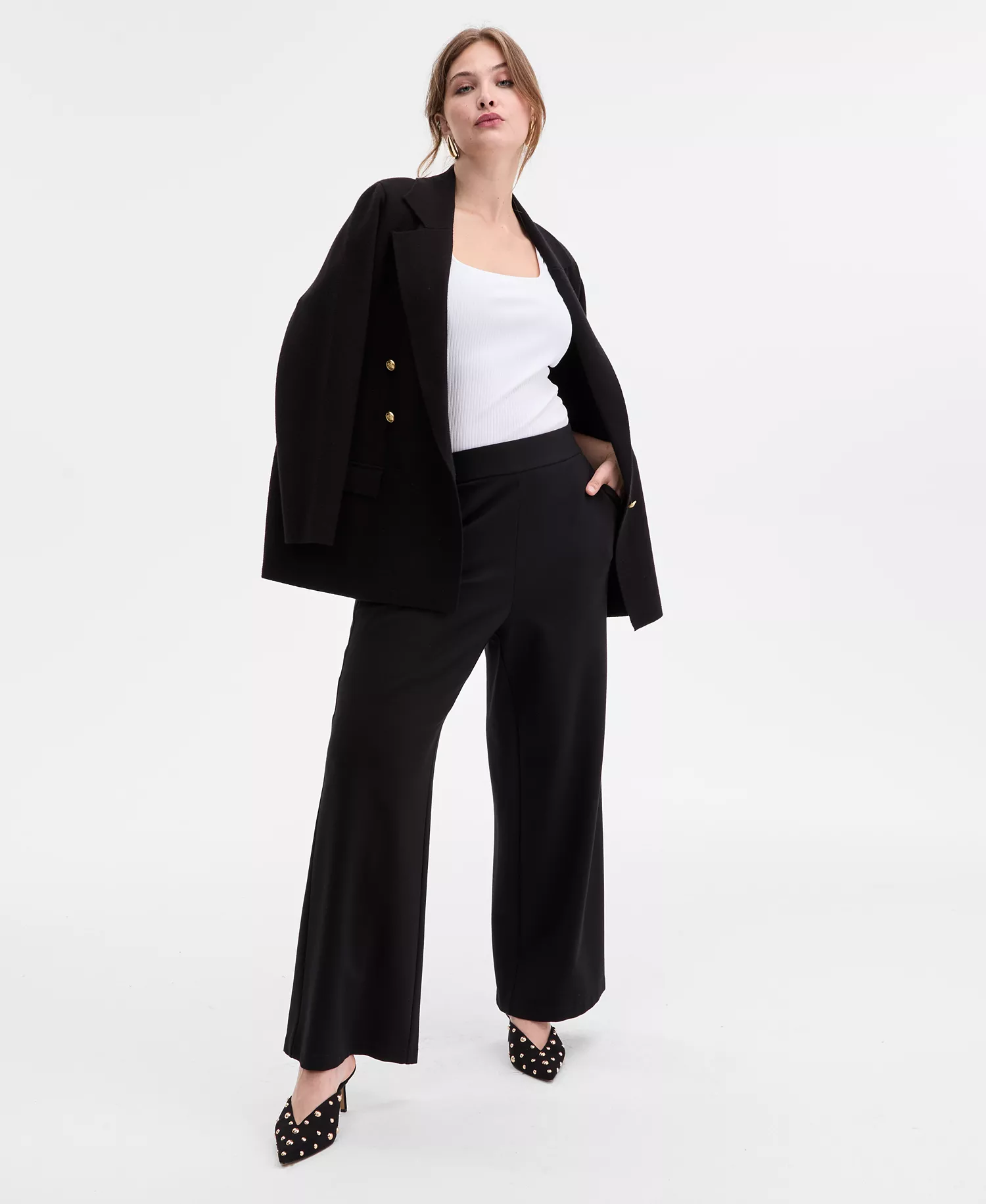 mni-25eea3a2d9366655f09a644d022ee02b Plus Size High-Rise Pull-On Pants, Macy's Exclusive