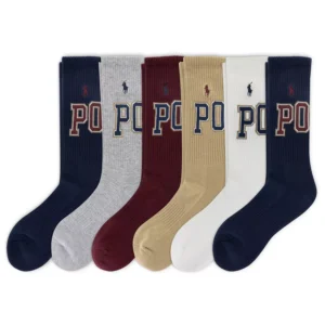 Men's 6-Pack Varsity Logo Crew Socks