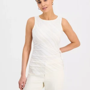 Petite Sleeveless Side-Tie Top, Created for Macy's