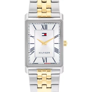 Men's Quartz Two Tone Stainless Steel Bracelet Watch, 25.5 mm