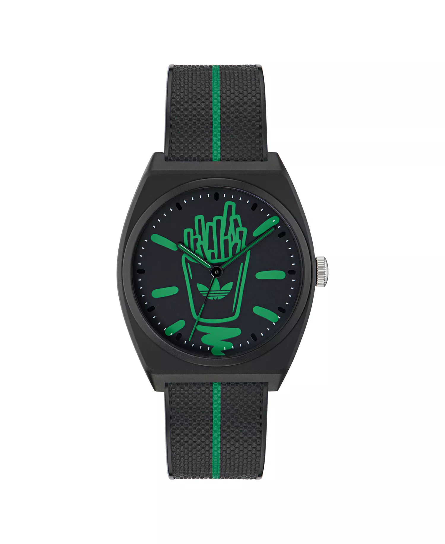 mni-27bea61b52151184a9e3c409b7ba94e0 Unisex Analog Black Resin Watch, 38mm