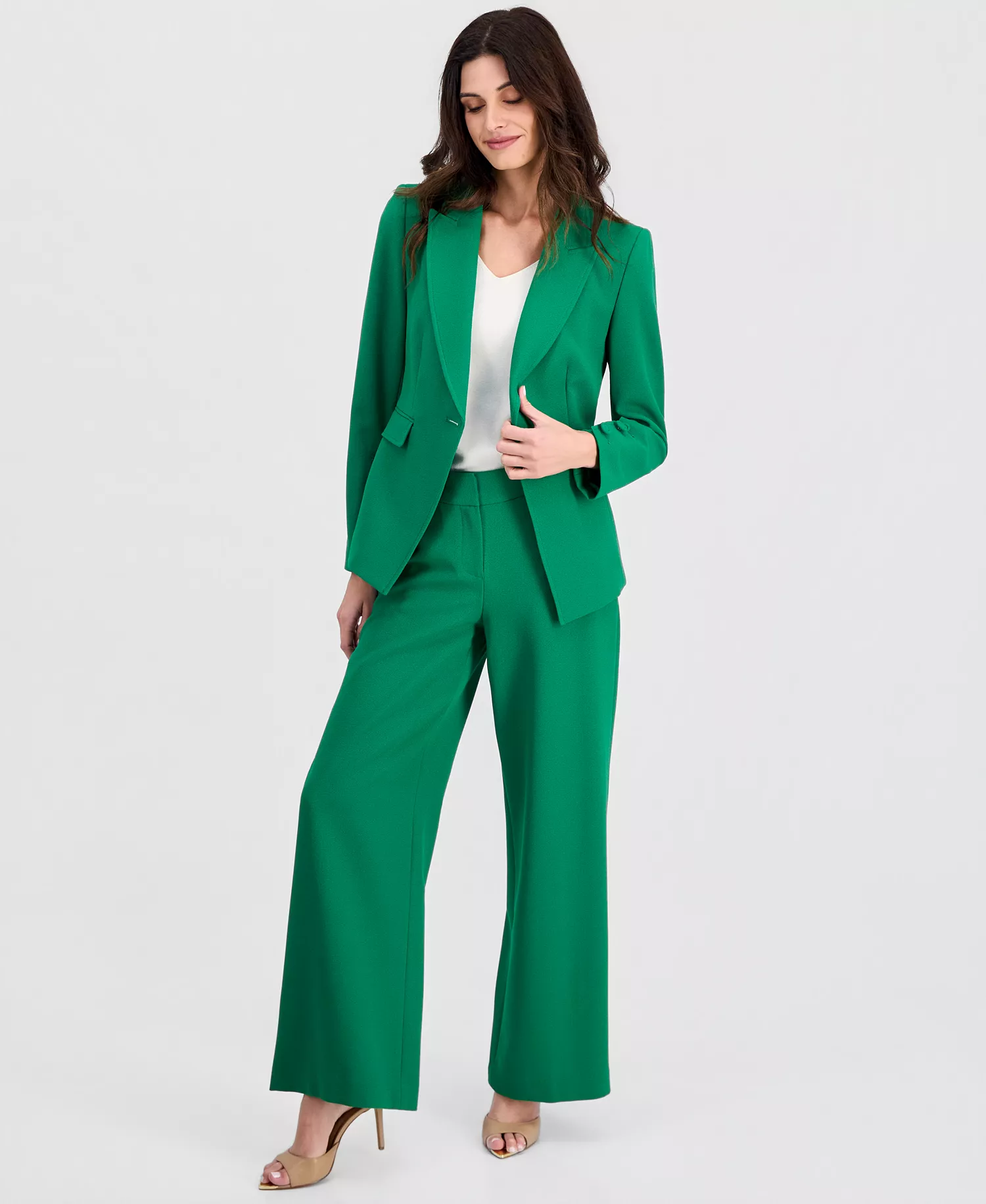 mni-29e58d83da2d225c53dca72da1929075 Women's One-Button Peak-Lapel Blazer — изображение 3