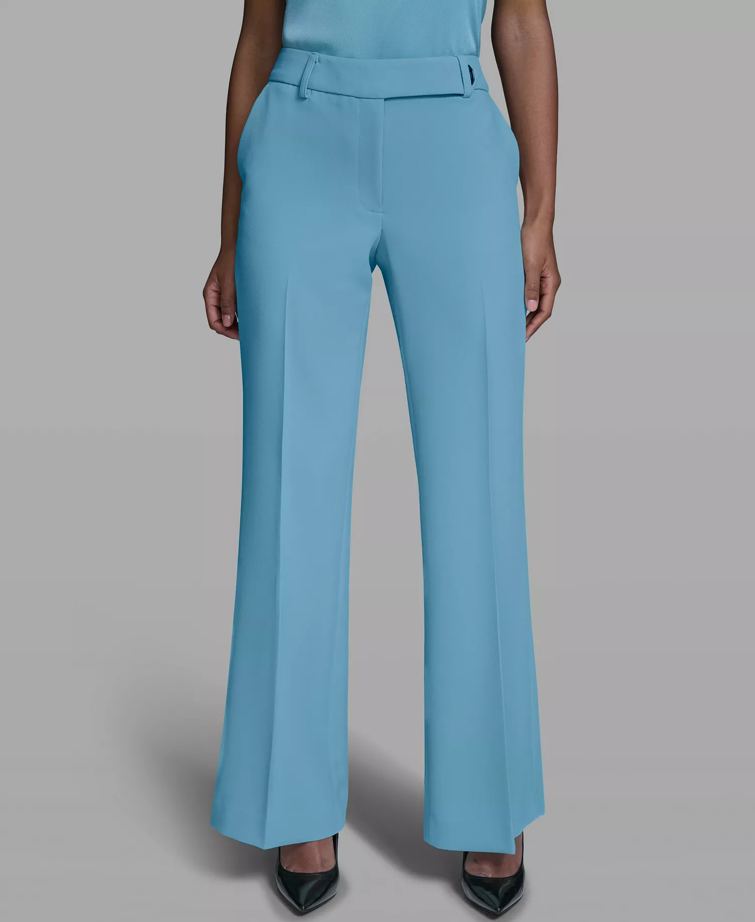 mni-2a3b27380a41c302a5b50f3969ffac38 Women's Mid-Rise Wide-Leg Pants — изображение 3