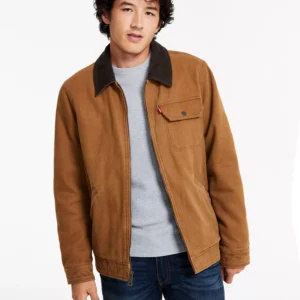 Levi’s® Men's Cotton Canvas Zip-Front Utility Jacket
