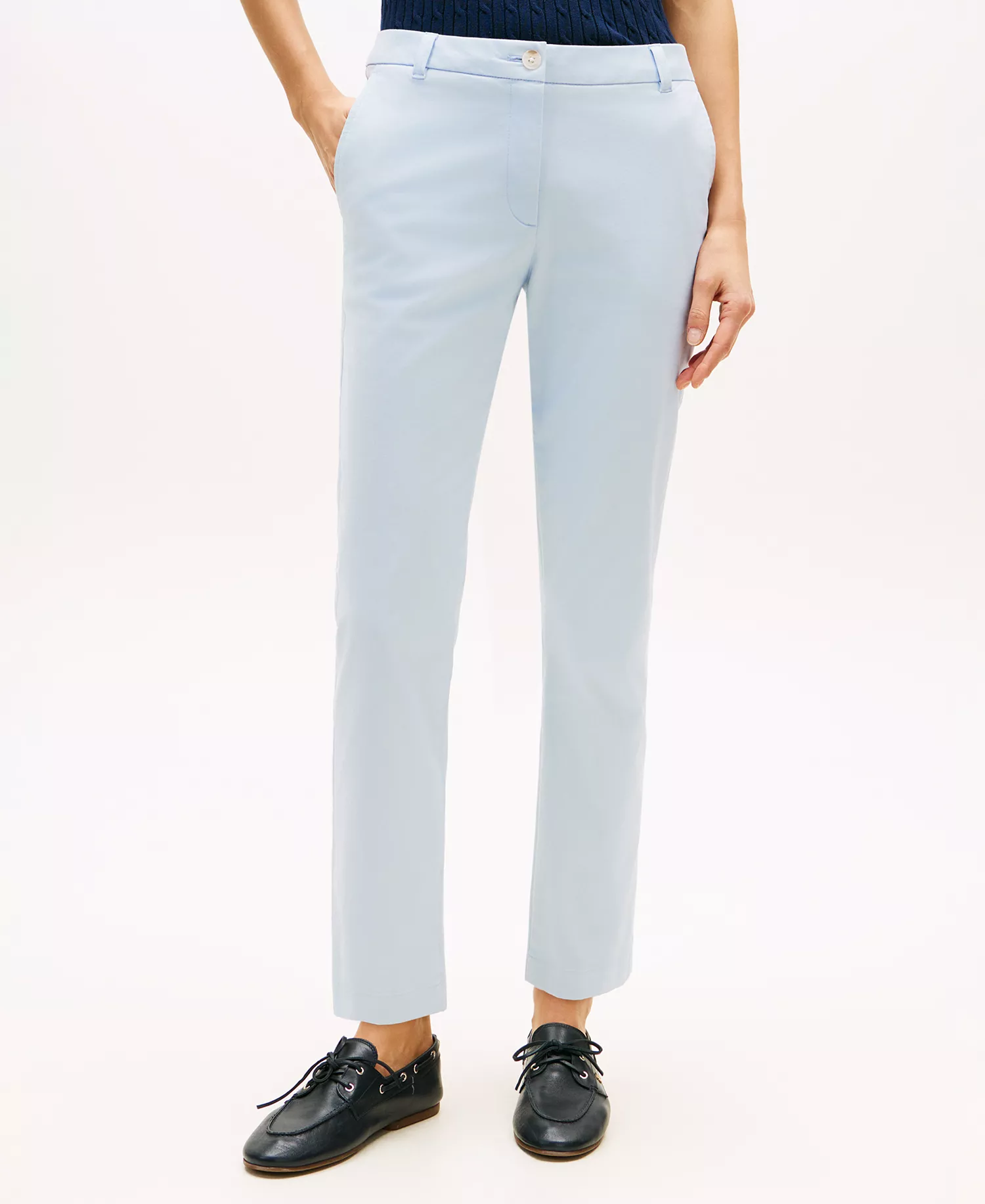 mni-2b7dc23b006821e88bf073e77e7078be Women's Twill Slim Chino Pants — изображение 5