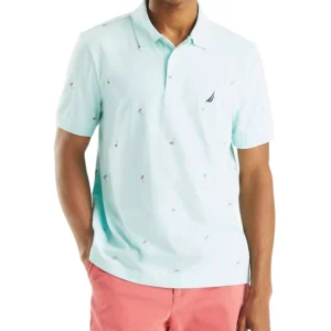Men's Classic-Fit Novelty Cocktail Print Polo Shirt