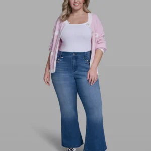 Women's Straight Fit Mid-Rise Ankle Length Jeans