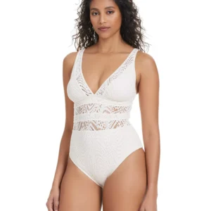 Women's Goddess Crochet One-Piece Swimsuit, Exclusively at Macy's