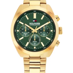 Men's Chronograph Gold Tone Stainless Steel Bracelet Watch, 40mm