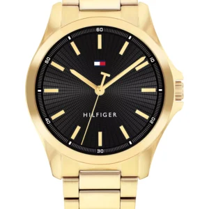 Men's Quartz Gold Tone Stainless Steel Bracelet Watch, 42mm