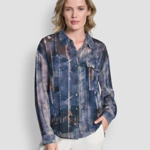 Women's Printed Long Sleeve Shirt