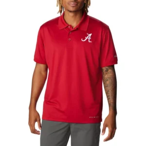 Men's Crimson Alabama Crimson Tide PFG Tamiami Omni-Shield Polo Shirt