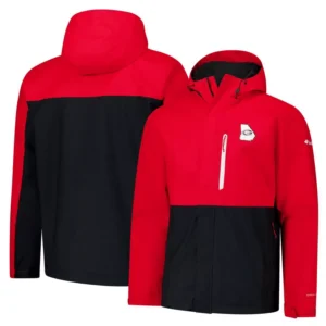 Men's Red Georgia Bulldogs Field Bound Omni-Tech Full-Zip Jacket