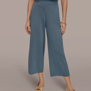 Women's Wide-Leg Sequin Pull-On Pants
