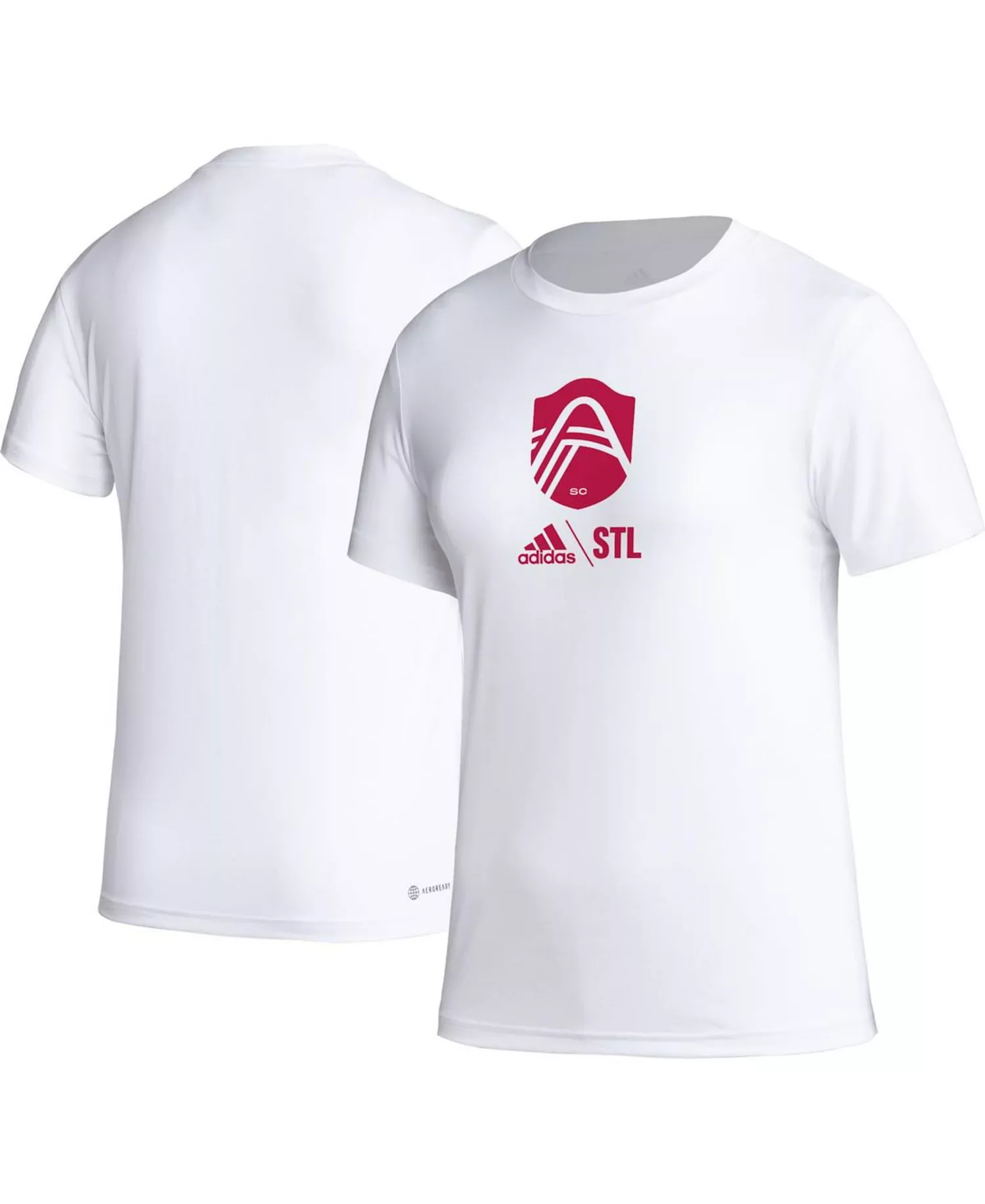 mni-3190c48b5d855c5e2d405802f9aee8cd Women's White St. Louis City SC AEROREADY Club Icon T-shirt