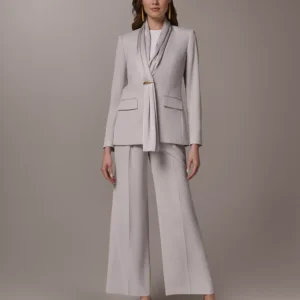Petite Shawl Collar Long-Sleeve Jacket