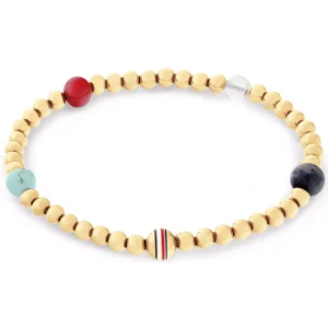 Women's Modern Hippie Gold-Plated Stainless Steel Bracelet