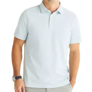 Men's Striped Golf Polo Shirt