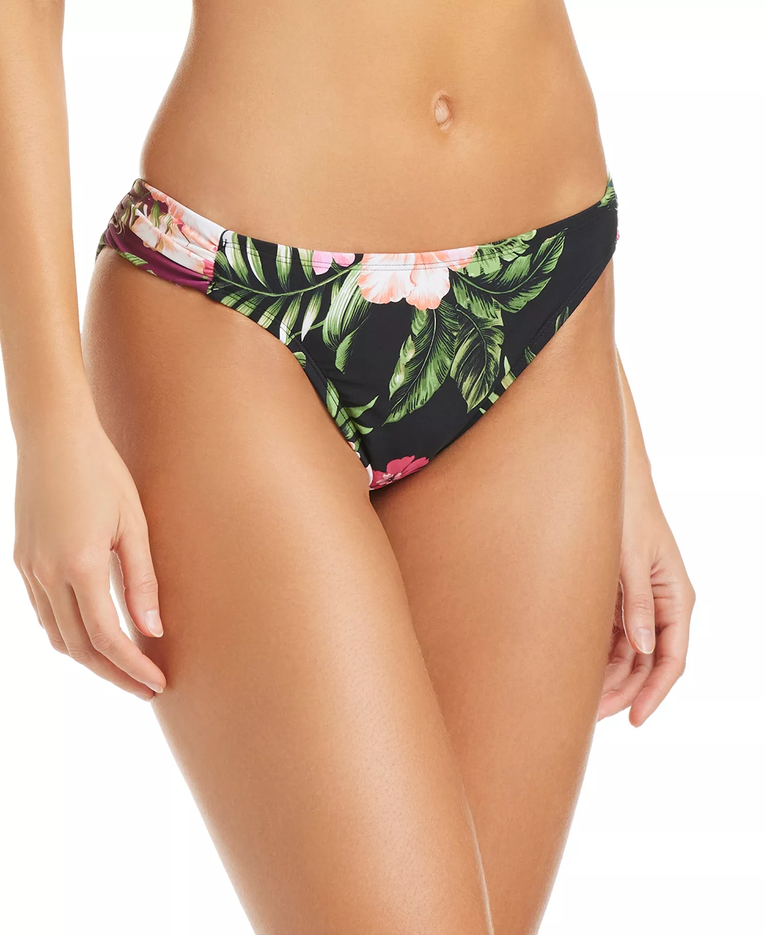 mni-32d00beeb37100eed6c35fdd7f5574e6 Women's Tropical Heat Tab Side Hipster Swim Bottoms, Macy's Exclusive
