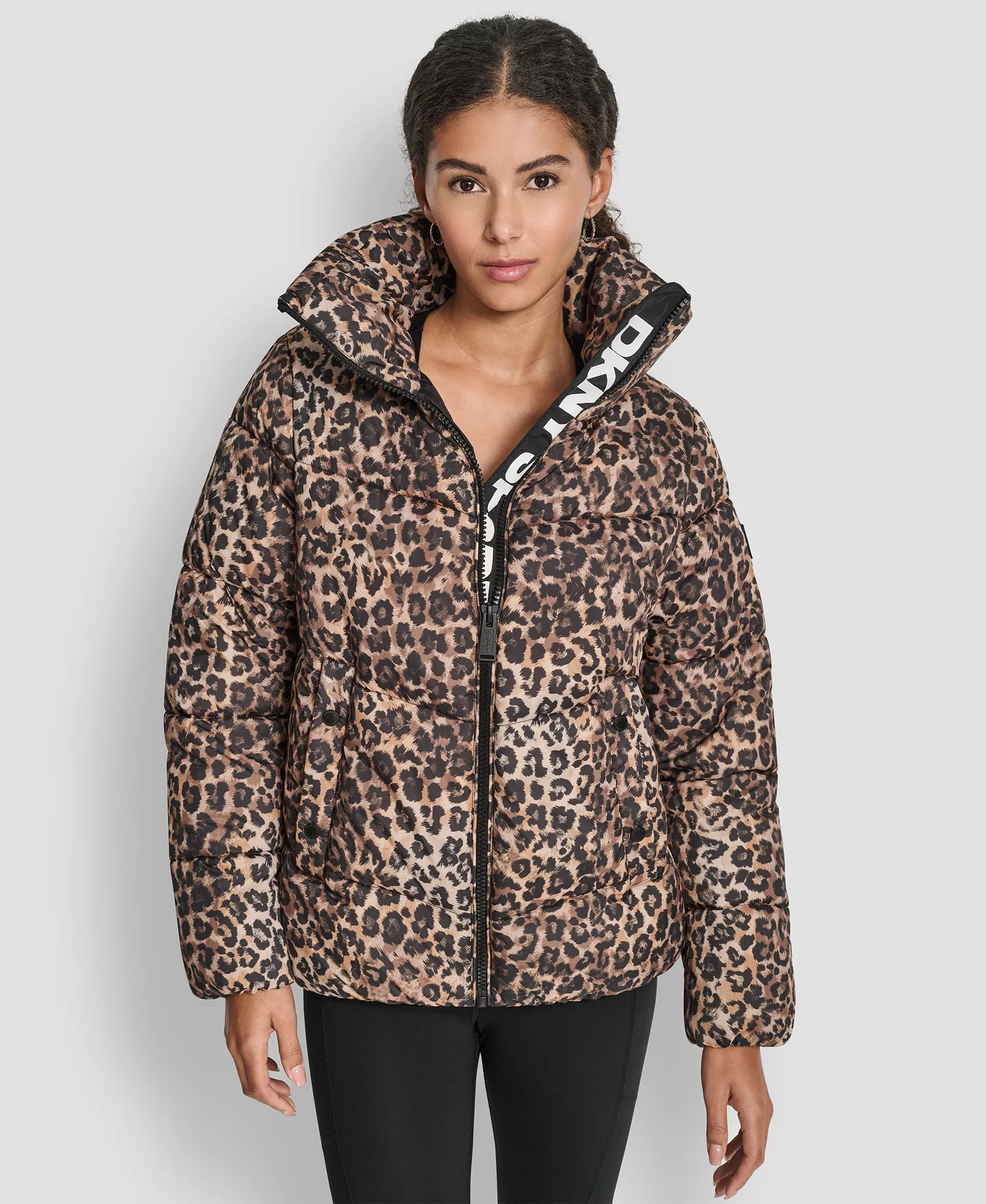 mni-330a7d2a3776bce6208c852b74a9d5a2 Women's Oversized Collar Quilted Puffer Jacket