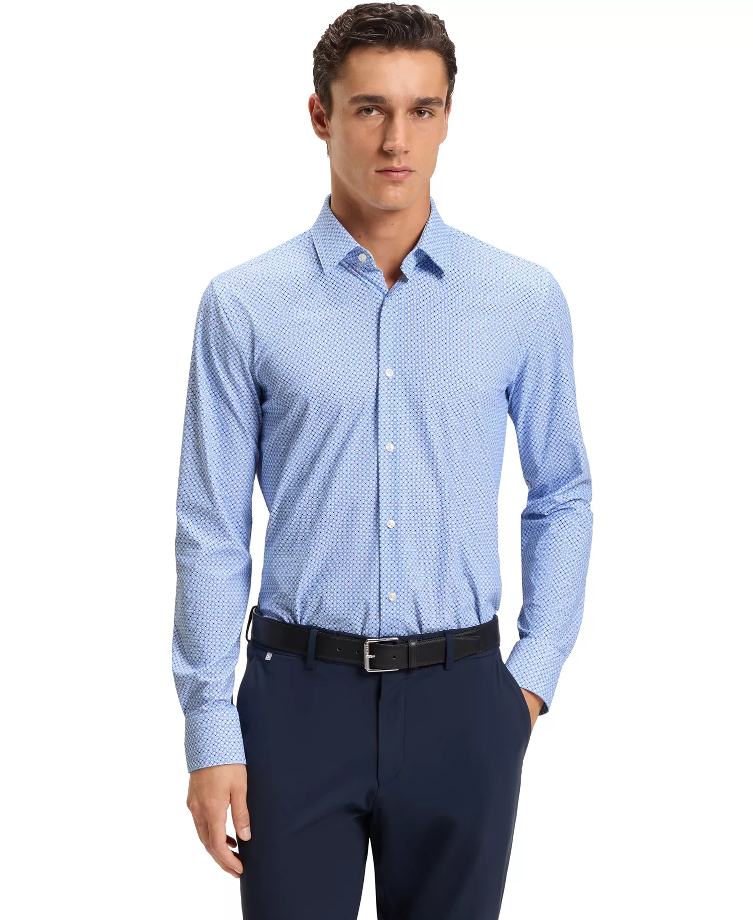 mni-33d5781b862e15841a40b4874728ed14 Men’s Performance-Stretch Slim-Fit Dress Shirt