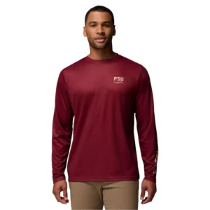 Men's Garnet Florida State Seminoles PHG Terminal Shot 3-Hit Long Sleeve T-Shirt