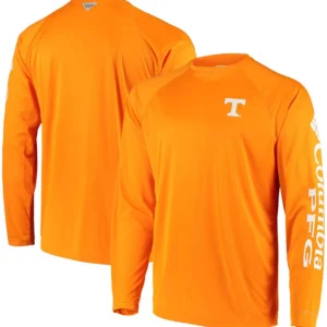 Men's PFG Tennessee Orange Tennessee Volunteers Terminal Tackle Omni-Shade Long Sleeve T-shirt