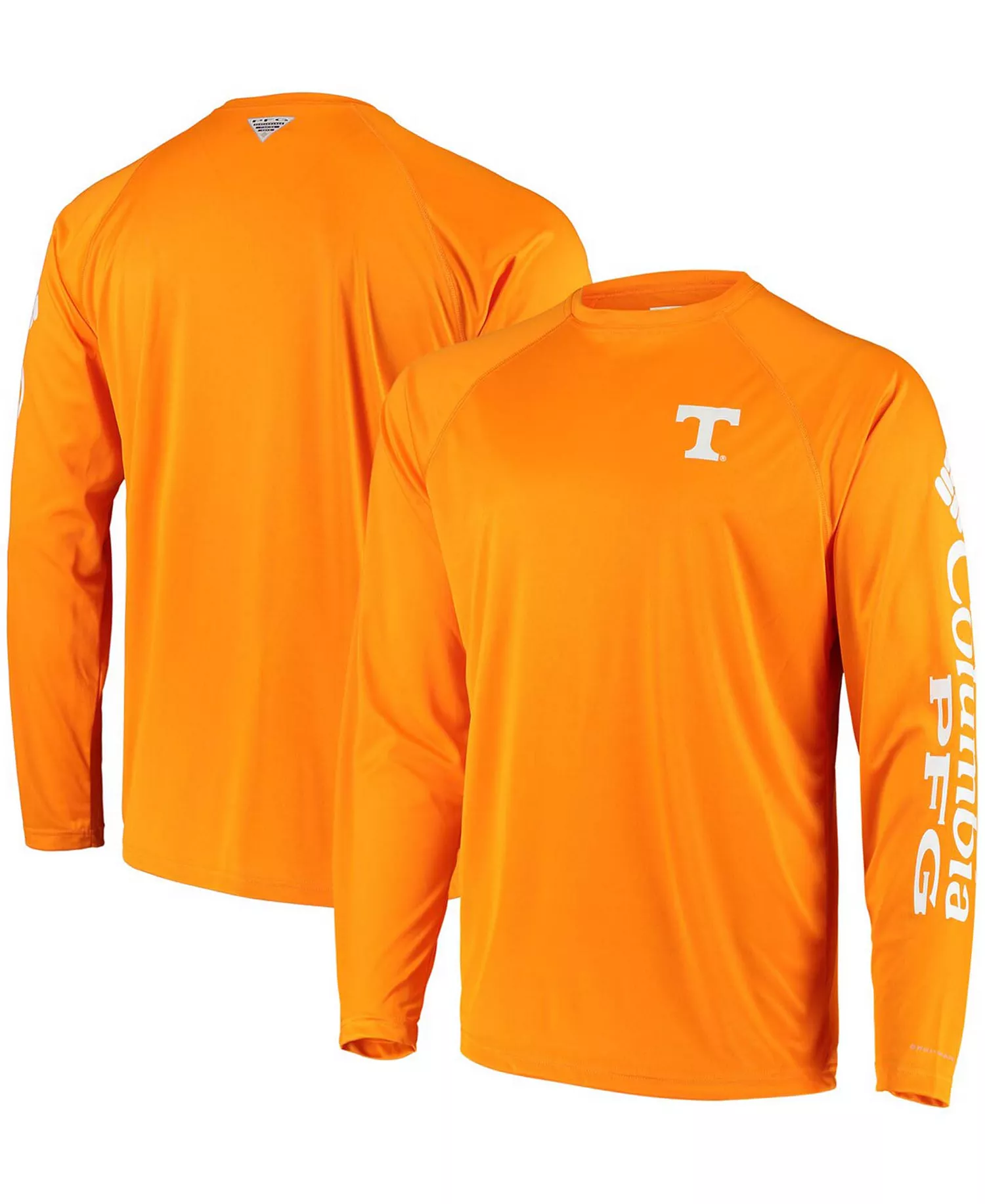mni-35f3e3effea632e6a80153c4a473d19c Men's PFG Tennessee Orange Tennessee Volunteers Terminal Tackle Omni-Shade Long Sleeve T-shirt