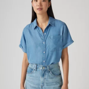 Women's Oakley Short-Sleeve Button Down Shirt