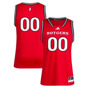 Men's 00 Scarlet Rutgers Scarlet Knights Replica Swingman Jersey