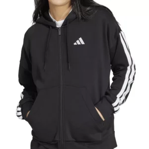 Women's 3-Stripe Fleece Full Zip Hoodie