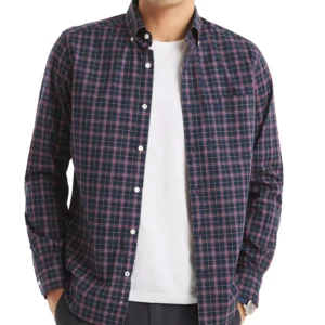 Men's Long Sleeve Plaid Shirt