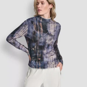 Women's Printed Long Sleeve Sweater