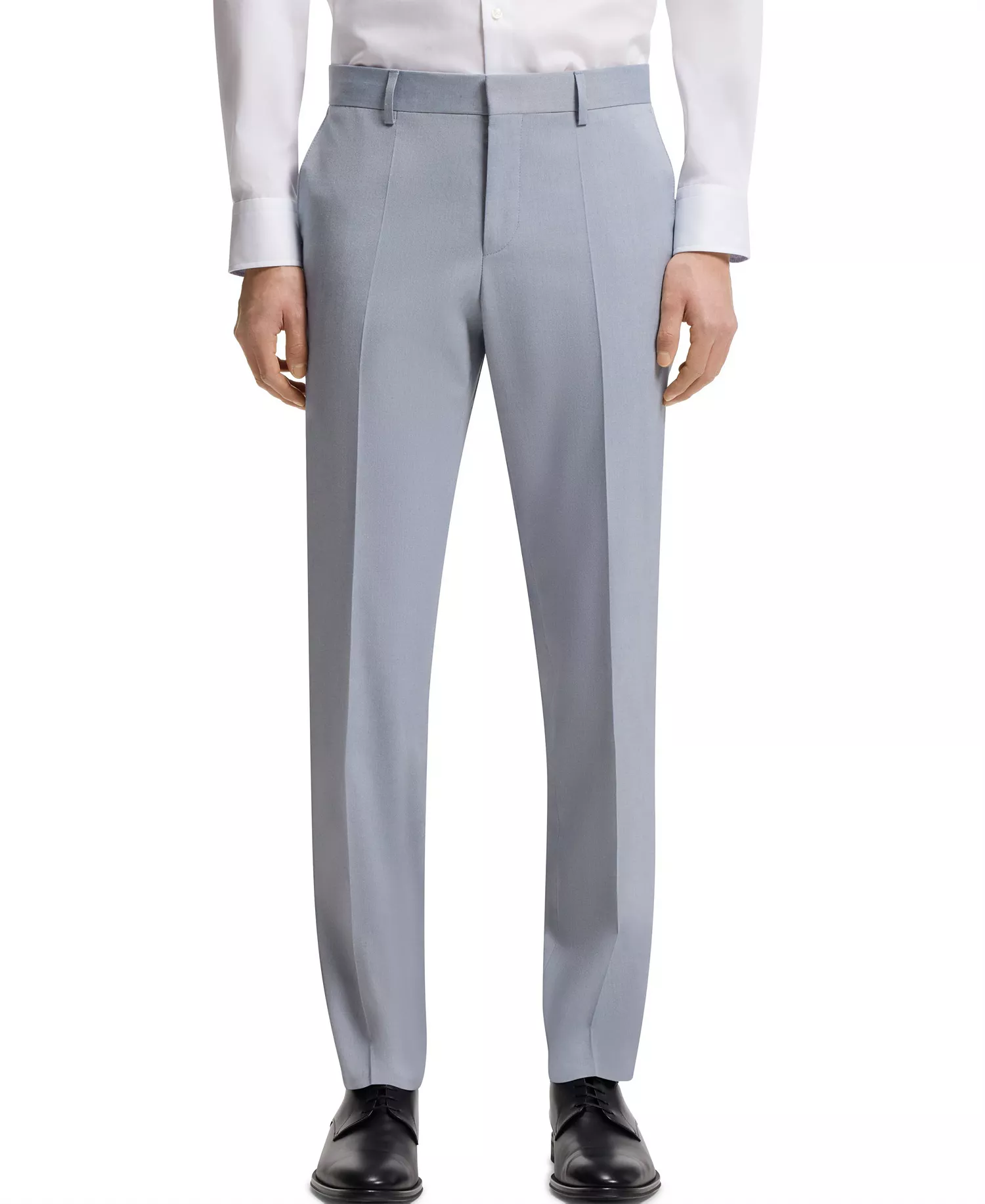 mni-3861b4a1f9dae7ede60b2054adf56d5e BOSS by Men's Patterned Stretch Chiffon Slim-Fit Trousers