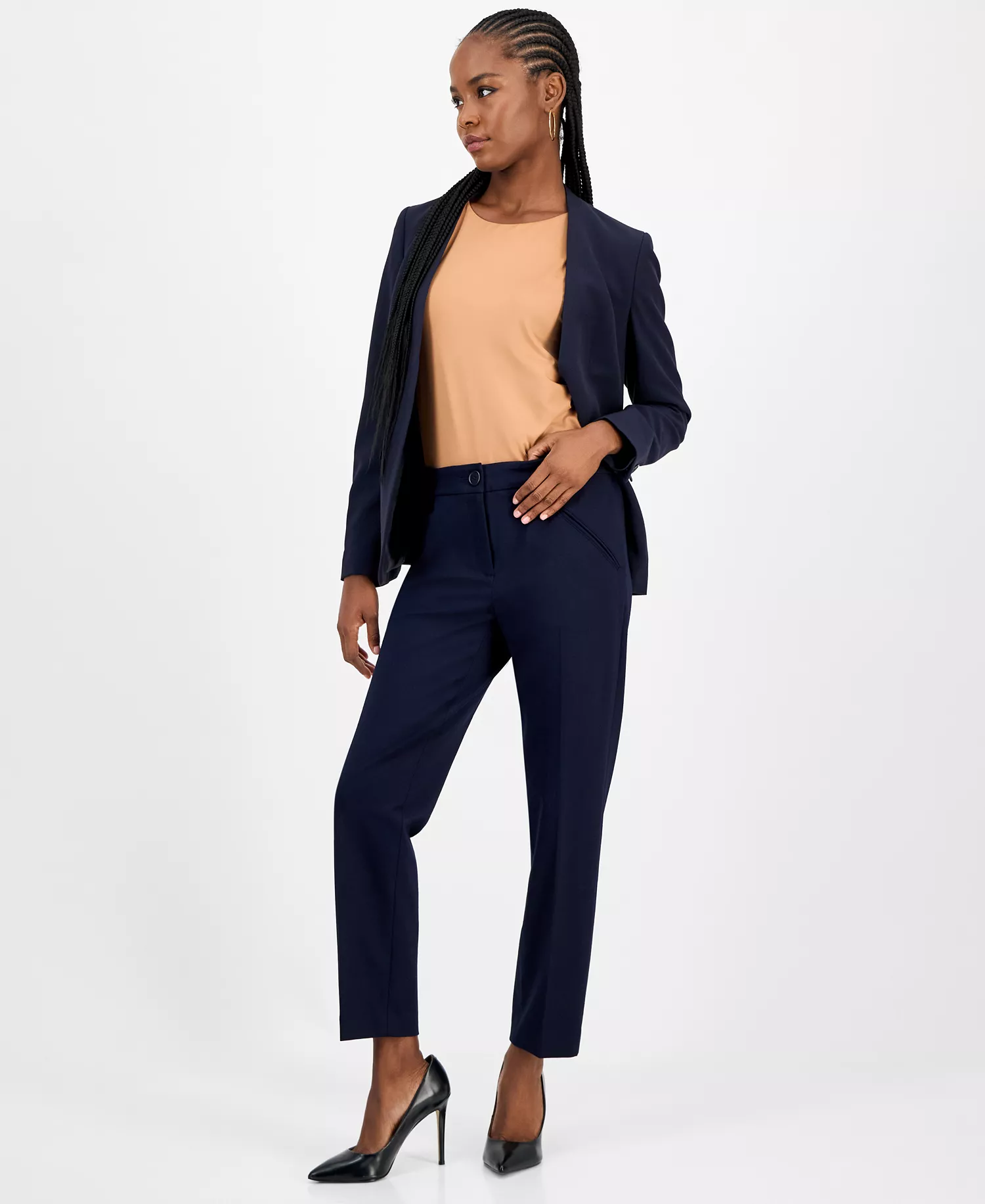 mni-386933f27baf47a0d570d3519d2ec5f1 Women's Compression High-Rise Straight-Leg Pants, Macy's Exclusive — изображение 3