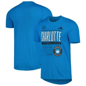 Men's Blue Charlotte FC Club DNA Performance T-shirt