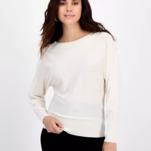 Petite Lightweight Boat-Neck Sweater, Macy's Exclusive