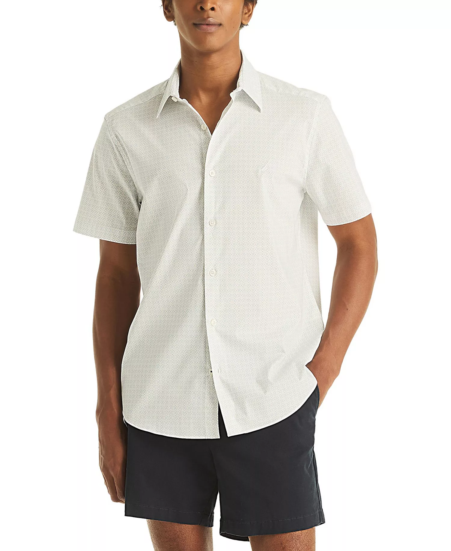 mni-3afcfc2f509f384f5a413e14945876d1 Men's Printed Short-Sleeve Shirt
