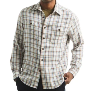 Men's Stretch Flannel Plaid Shirt