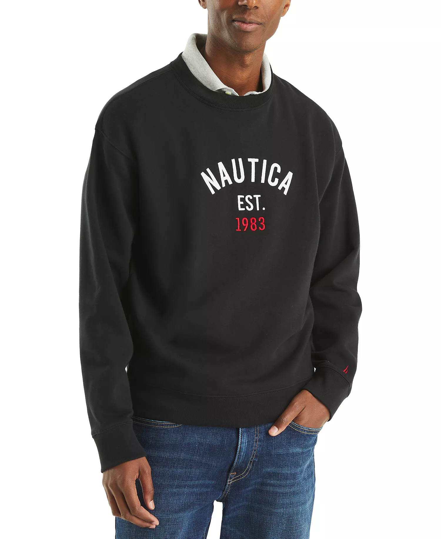 mni-3c49edbb8079efb13c7e68e479223eed Men's Logo Crewneck Sweatshirt — изображение 3