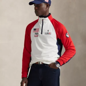 Men's Team USA Stretch Fleece Pullover