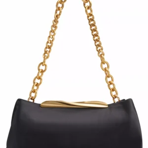 Poplin Satin Medium Clutch Shoulder Bag