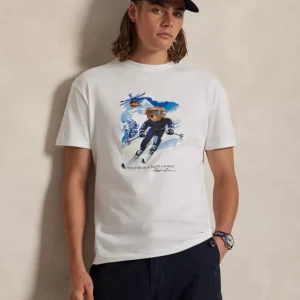 Men's Short Sleeve Polo Bear T-Shirt